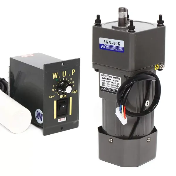 90W 220V 50K 27U/min Getriebemotor Elektromotor Wechselstrom Drehmomente mit Drehzahlregler 90W 220V 50K 27U/min Getriebemotor Elektromotor Wechselstrom Drehmomente mit Drehzahlregler