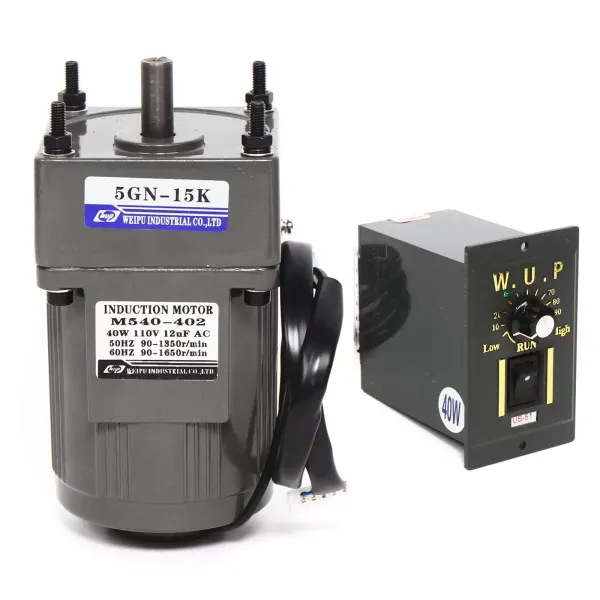 40W 220V Getriebemotor Elektromotor Wechselstrom mit Drehzahlregler, 1:15(15K), 90U/min 40W 220V Getriebemotor Elektromotor Wechselstrom mit Drehzahlregler, 1:15(15K), 90U/min