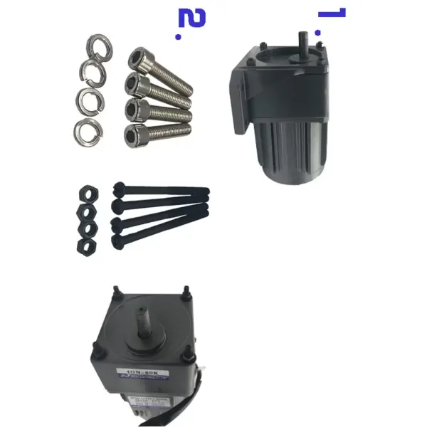 120W 5K Einstellbar Gear Motor Elektromotor Getriebemotor Drehzahlregler