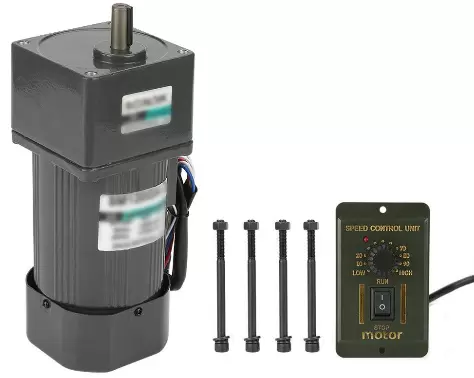 120W 5K Einstellbar Gear Motor Elektromotor Getriebemotor Drehzahlregler