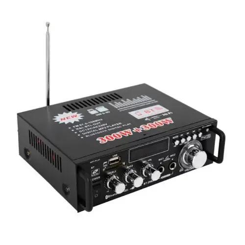 600 W HiFi-Stereoverstärker Bluetooth Digitaler Leistungsverstärker FM Audio