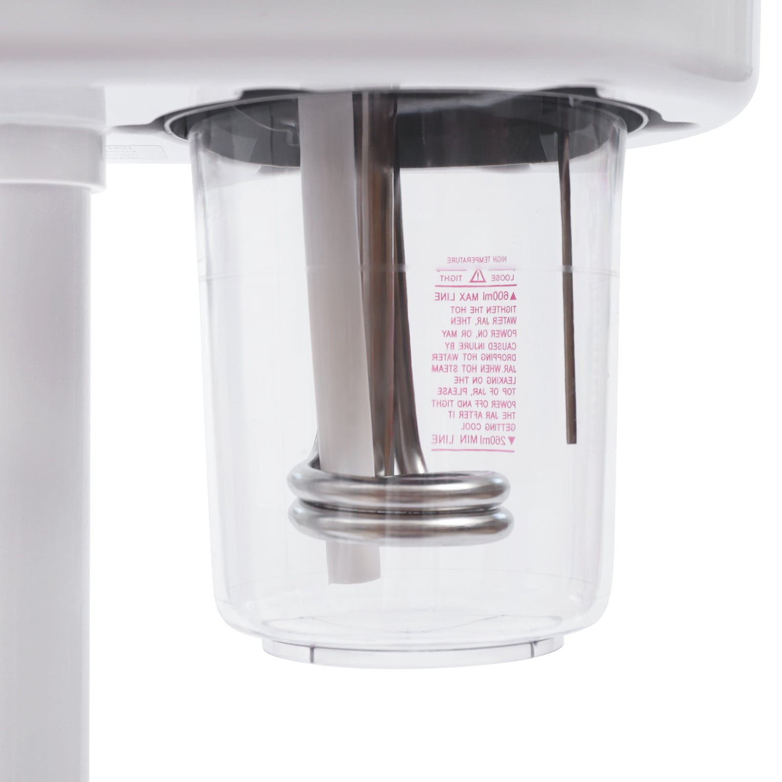 Gesichtsdampfer Heißes und kaltes 750W Weiß Dualspray 360° Drehbaren Düse