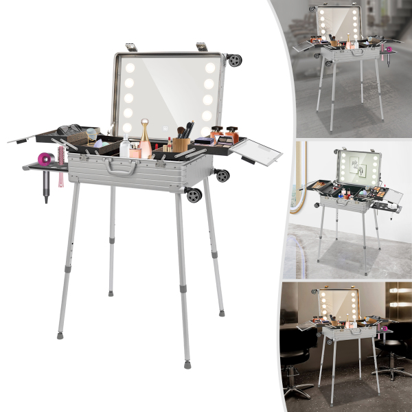 Kosmetikkoffer, Reise-Make-up-Organizer-Koffer