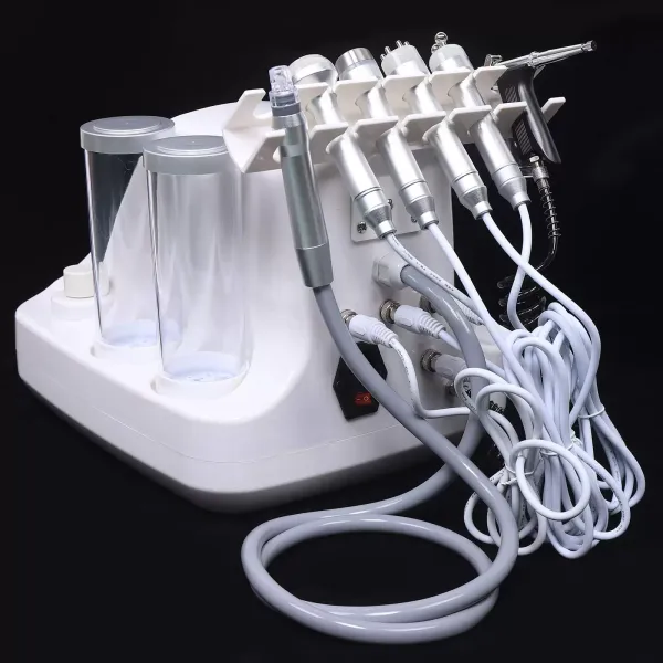 6 in 1 BIO RF Schönheits Maschinen Hydra Dermabrasion Klein Blase Gerät Tiefe Reinigungs