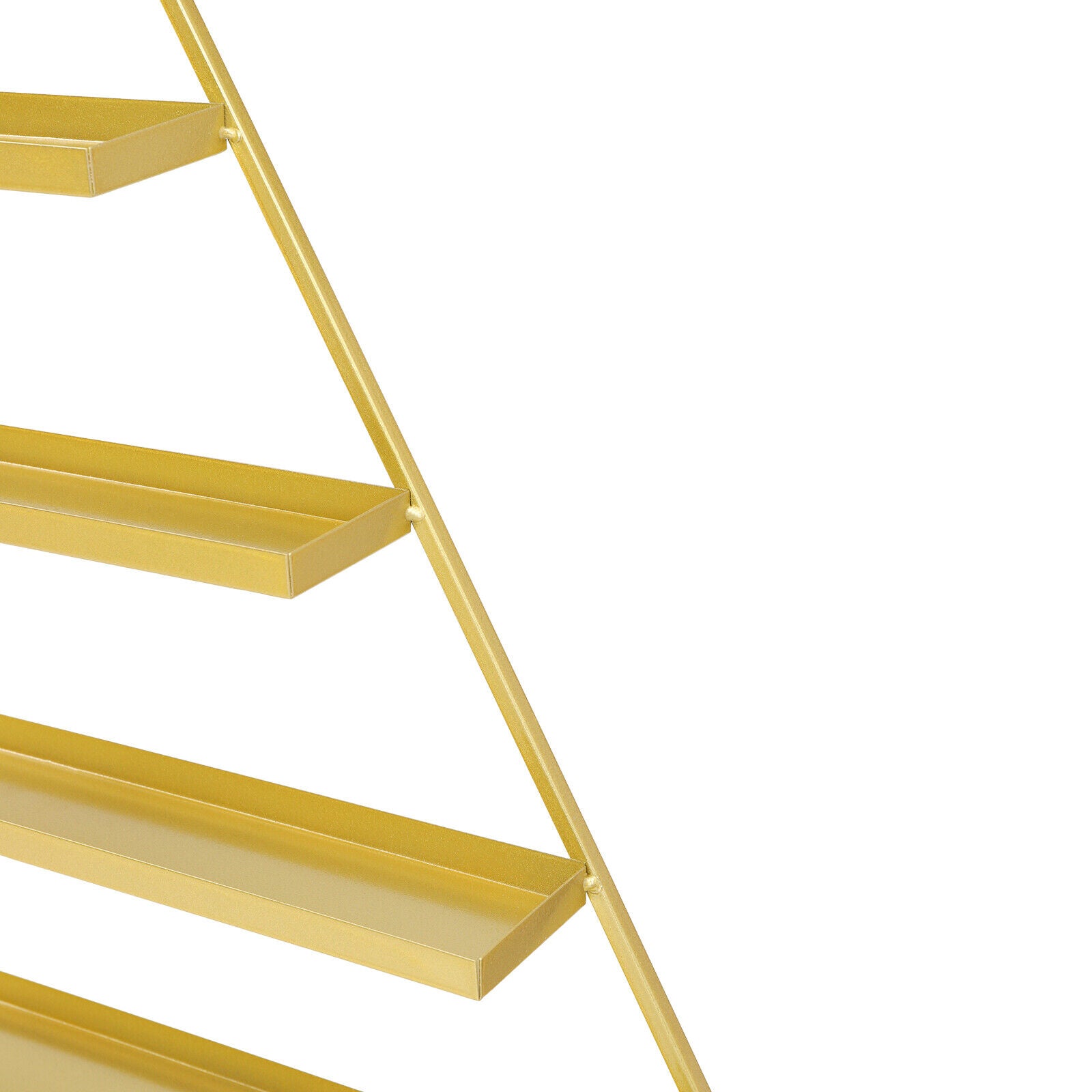 6-set Golden Eisen Display Racks Wandmontierte 5-Tier Nagellack Display Regale 6-set Golden Eisen Display Racks Wandmontierte 5-Tier Nagellack Display Regale