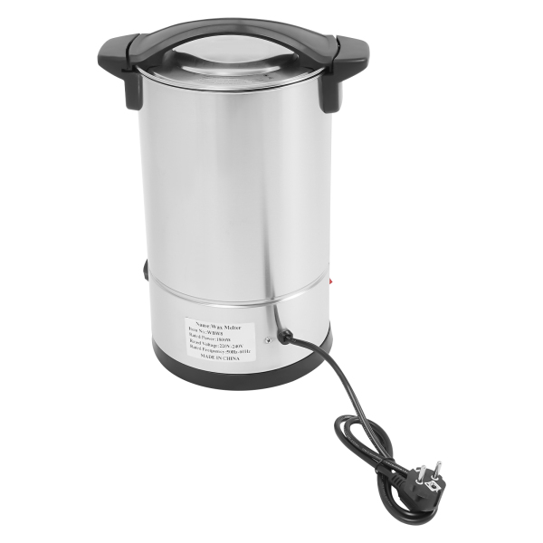 8-Liter-Wachsschmelzer, großer Wachsschmelzer, elektrisches Wachsschmelzset, kann zum Schmelzen von Sojawachs, Paraffinwachs und Bienenwachs verwendet werden – Silber