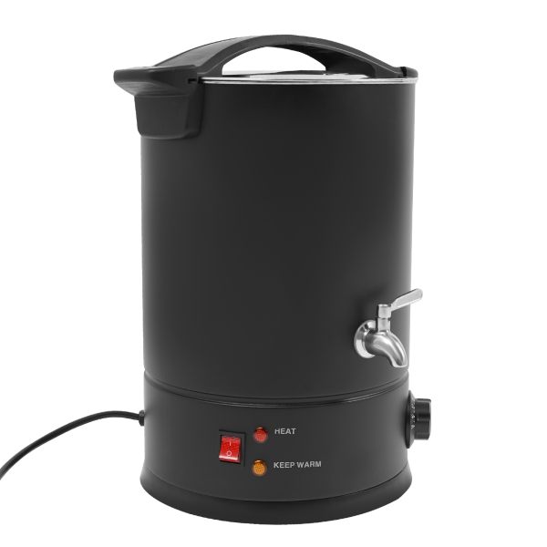 12-Liter-Wachsschmelzer, großer Wachsschmelzer, elektrisches Wachsschmelzset, kann zum Schmelzen von Sojawachs, Paraffinwachs und Bienenwachs verwendet werden – Schwarz 12-Liter-Wachsschmelzer, großer Wachsschmelzer, elektrisches Wachsschmelzset, kann zum Schmelzen von Sojawachs, Paraffinwachs und Bienenwachs verwendet werden – Schwarz