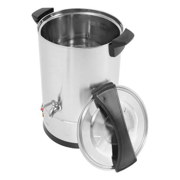 12-Liter-Wachsschmelzer, großer Wachsschmelzer, elektrisches Wachsschmelzset, kann zum Schmelzen von Sojawachs, Paraffinwachs und Bienenwachs verwendet werden – Silber
