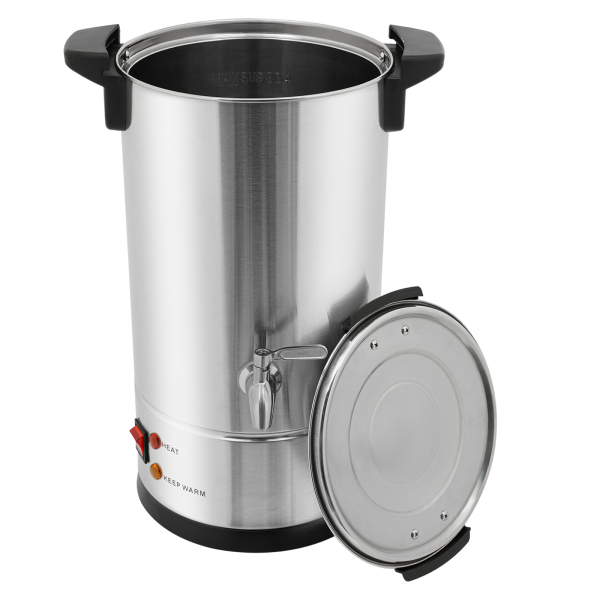 10-Liter-Wachsschmelzer, großer Wachsschmelzer, elektrisches Wachsschmelzset, kann zum Schmelzen von Sojawachs, Paraffinwachs und Bienenwachs verwendet werden – Silber