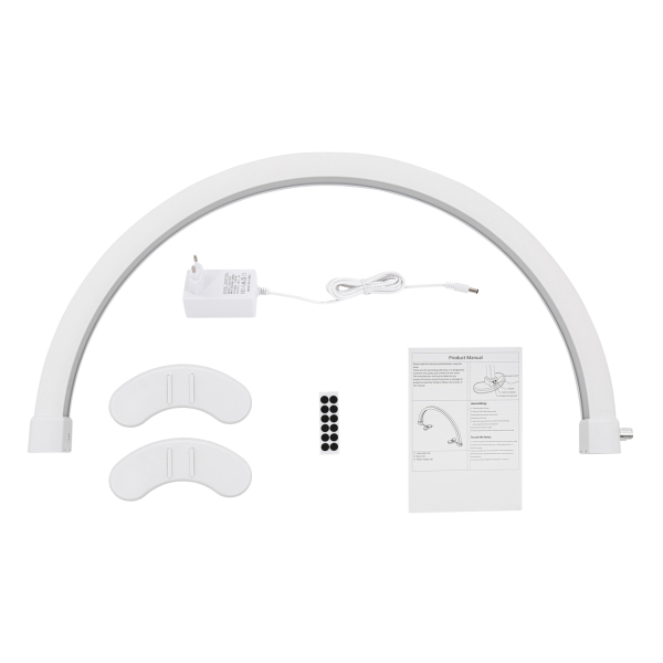 LED-Halbmondlicht, mit einstellbarer Helligkeit 2700K-5600K