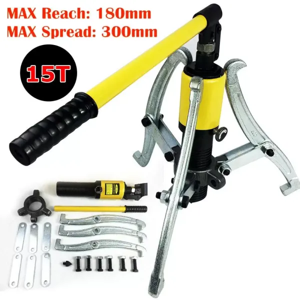 Zephyri Hydraulik Abzieher 15T Hydraulisch Radnabenabzieher Ausdrücker Set