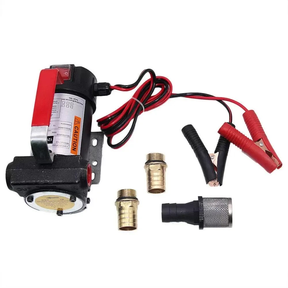 12V 175W 40L/min Elektrisch Ölpumpe Dieselpumpe Selbstansaugend Ölabsaugpumpe