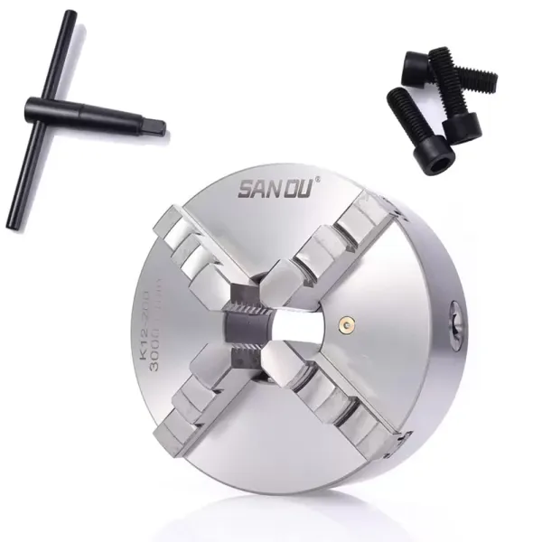CNCEST 4 Backenfutter Drehbankfutter 80/100 mm Vierbackenfutter Zentral Backen Präzisions Chuck CNCEST 4 Backenfutter Drehbankfutter 80/100 mm Vierbackenfutter Zentral Backen Präzisions Chuck