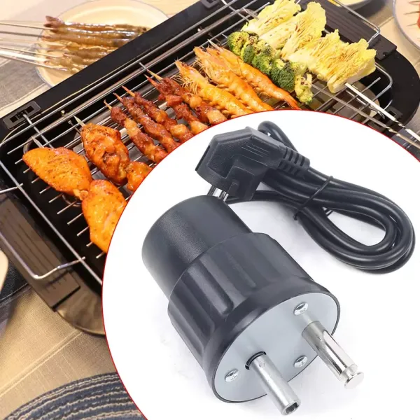 220V Grillmotor Elektro Grill BBQ Gasgrill Grillspieß Gartengrill Spanferkel