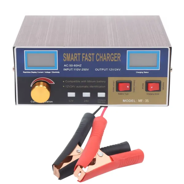 Ladegerät Autobatterie 12V/24V KFZ Batterieladegerät 400AH Vollautomatisches