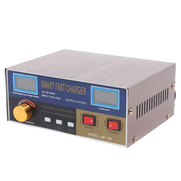 Ladegerät Autobatterie 12V/24V KFZ Batterieladegerät 400AH Vollautomatisches