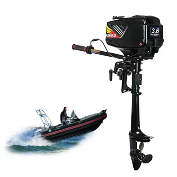CNCEST 3.6HP 2 Takt Wasserkühlen CDI Zündsystem Außenborder Fischerboot Motor