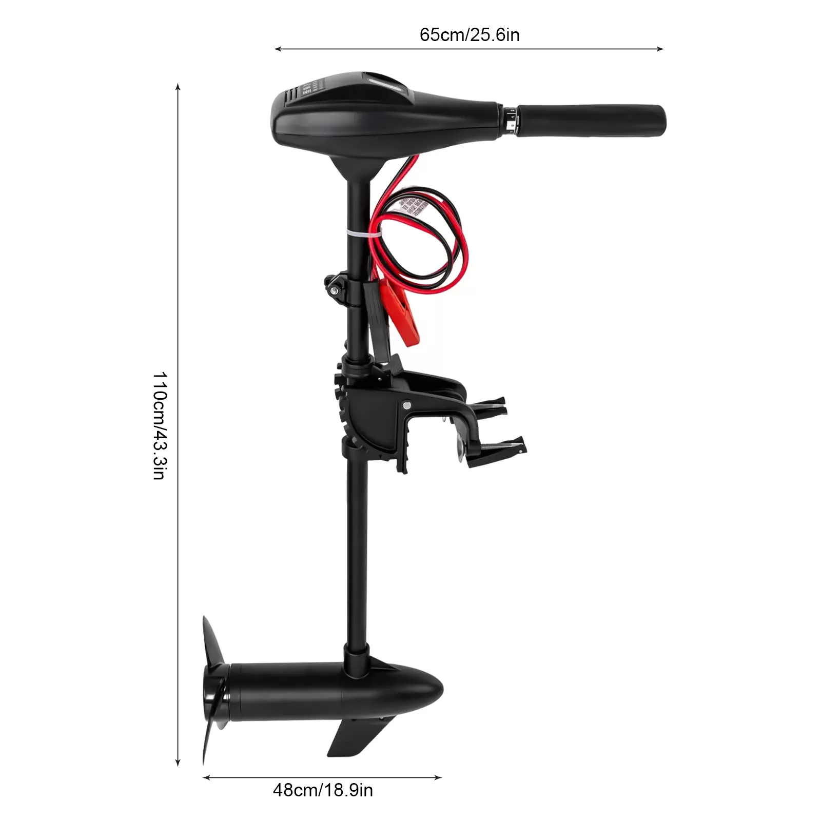 Elektrischer CNCEST montierter Trolling-Motor, elektrischer Trolling-Motor mit 40 LBS Schub für Fischerboote