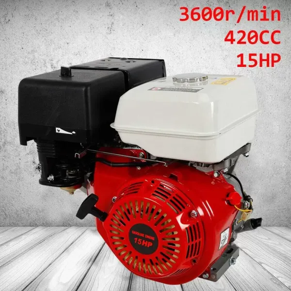 4-Takt 420CC 9 KW 15 PS Benzinmotor Standmotor Kartmotor Antriebsmotor Austauschmotor