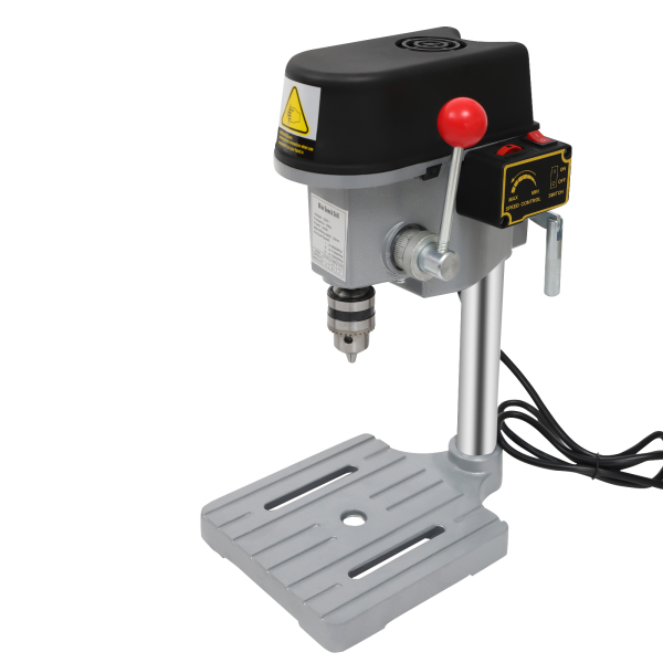 CNCEST Standbohrmaschine 340 Watt Tischbohrmaschine 1-10mm mit Bohrfutter