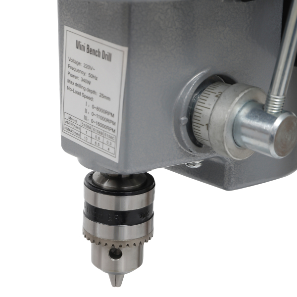 CNCEST Standbohrmaschine 340 Watt Tischbohrmaschine 1-10mm mit Bohrfutter