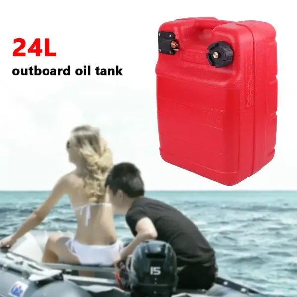 Boot Kraftstofftank Außenborder Bootstank 24 L 6.3 Gallon Treibstofftank Antistatischer EPA-Konformer