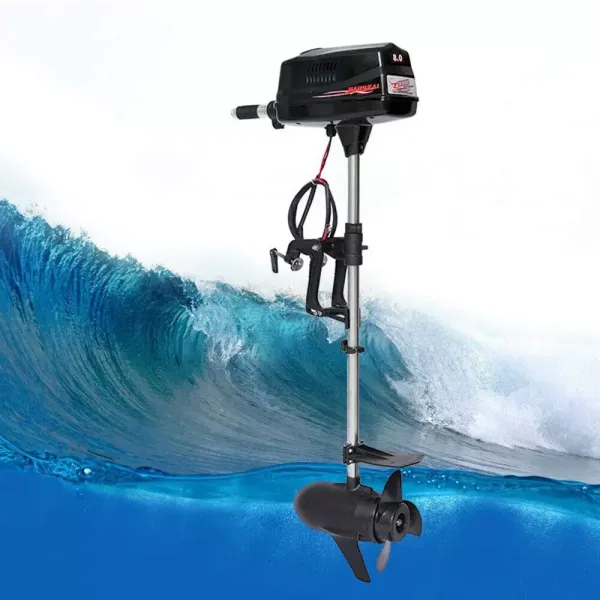 CNCEST 7HP 48V Elektrischer Außenbordmotor Bürstenloser Motor für Fischerboot