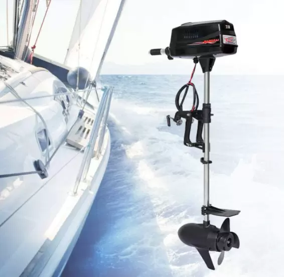 CNCEST 7HP 48V Elektrischer Außenbordmotor Bürstenloser Motor für Fischerboot