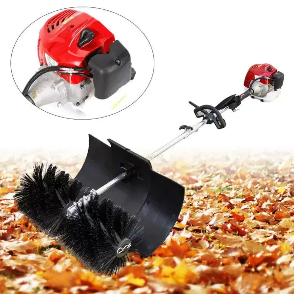 1.7 kW / 2.3 PS 52CC Benzin Kehrmaschine Motorbesen Sweeper Motor Besen Schneefräse