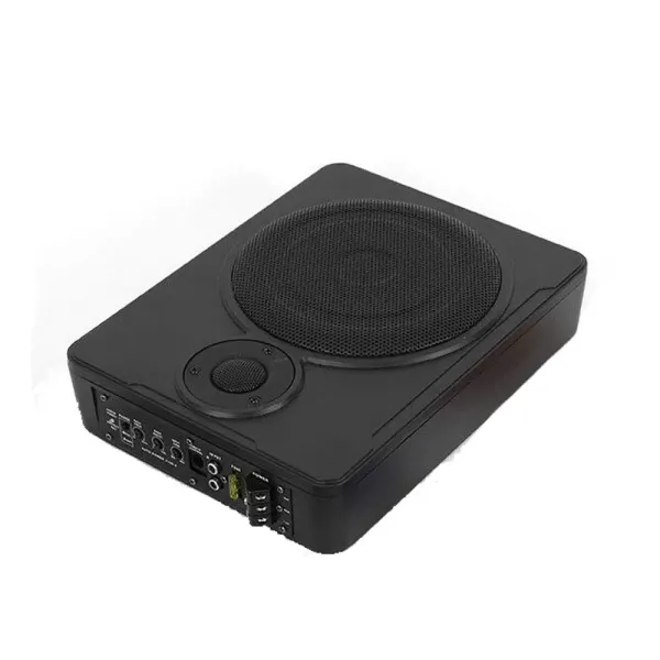 8 Zoll Ultradünner Auto Untersitz Aktiv Subwoofer Bass Lautsprecher Auto Audio 600W mit Zubehör