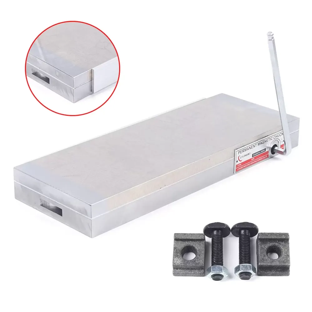 40X15CM Permanent Magnetisches Magnetspannplatte Magnetfutter Aus Messing, Für Schleifmaschinen