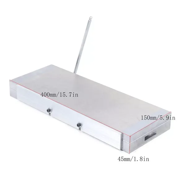 40X15CM Permanent Magnetisches Magnetspannplatte Magnetfutter Aus Messing, Für Schleifmaschinen