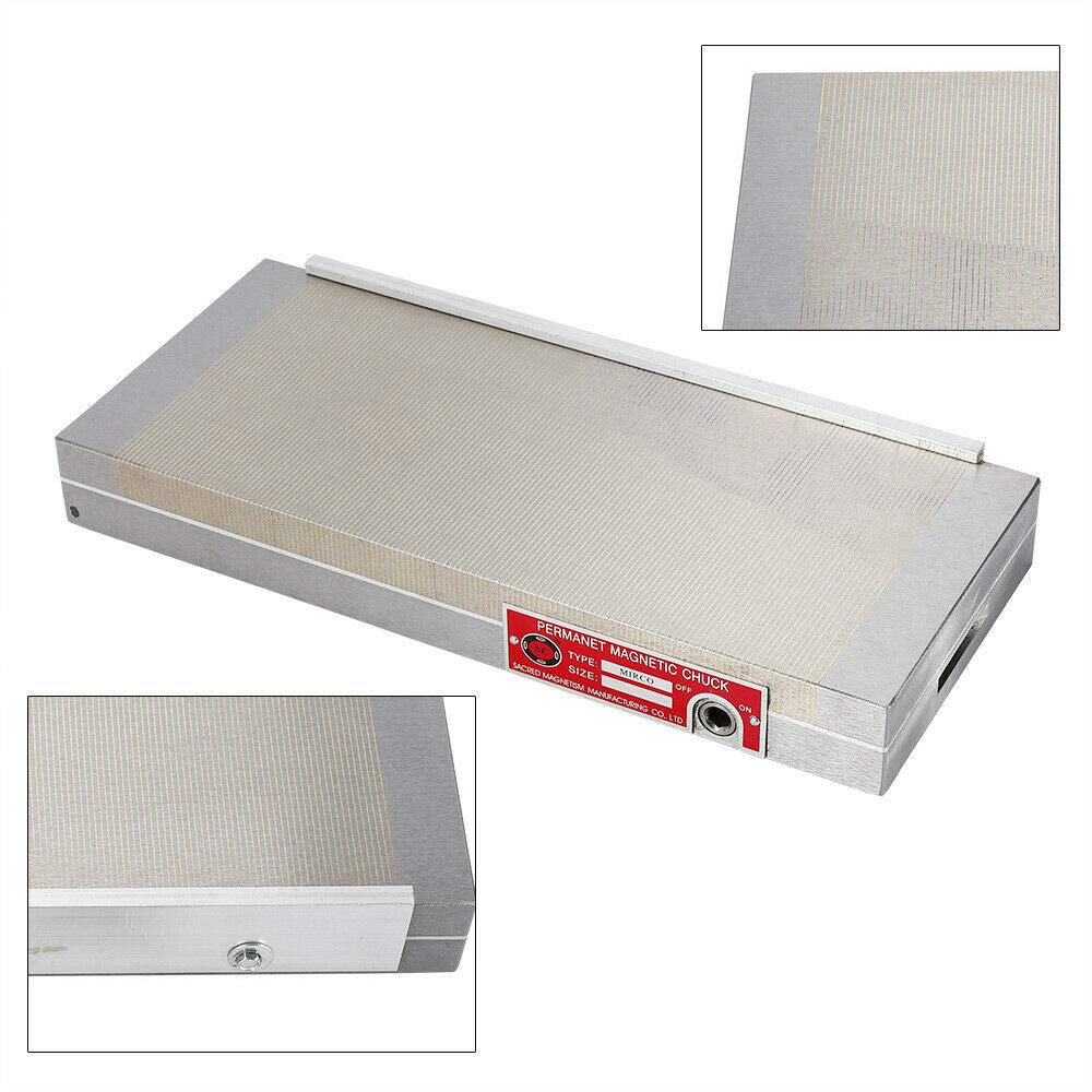 CNCEST Magnetspannplatte 6 x 14 zoll Magnetfutter Permanente Magnet 150x350 mm