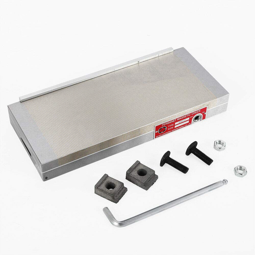 CNCEST Magnetspannplatte 6 x 14 zoll Magnetfutter Permanente Magnet 150x350 mm