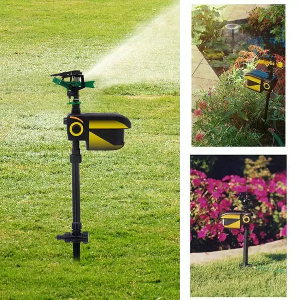 Garten Solar Tiervertreiber 30-Fuß-Wasserstrahl Tierschreck