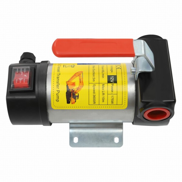 12V 175W 50L/min Dieselpumpe Selbstansaugend mit Zapfpistole
