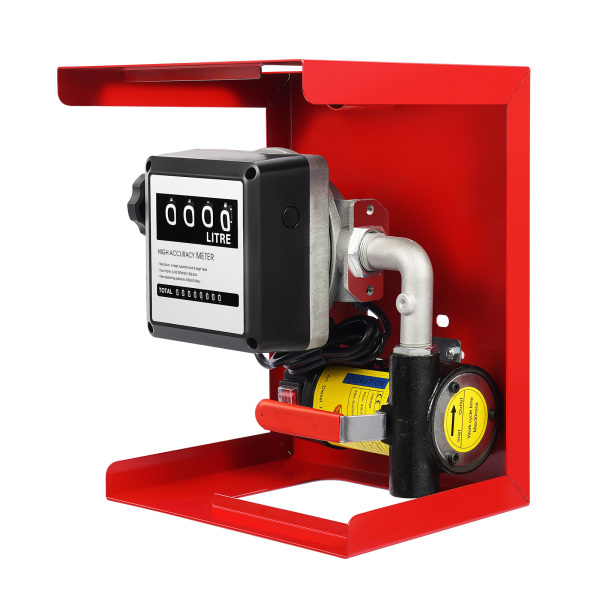 230V 200W 50L/min Dieselpumpe Heizölpumpe Selbstansaugend Zapfpistole + Zählwerk
