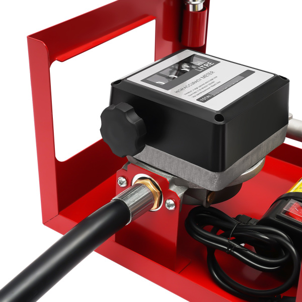 230V 200W 50L/min Dieselpumpe Heizölpumpe Selbstansaugend Zapfpistole + Zählwerk