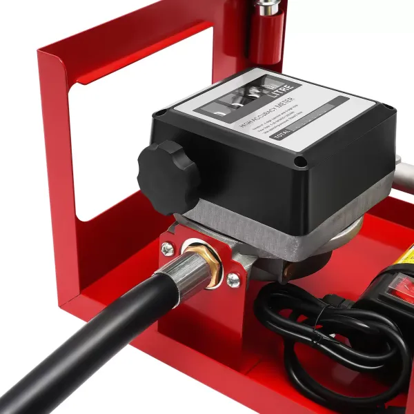 230V 200W 50L/min Dieselpumpe Heizölpumpe Selbstansaugend Zapfpistole + Zählwerk