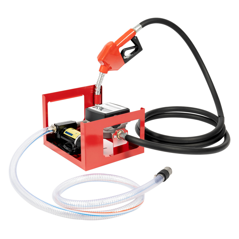 12V 45l/Min Dieselpumpe Heizölpumpe Selbstansaugend Kraftstoffpumpe Zählwerk Tankstelle