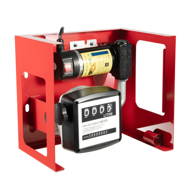 12V 45l/Min Dieselpumpe Heizölpumpe Selbstansaugend Kraftstoffpumpe Zählwerk Tankstelle