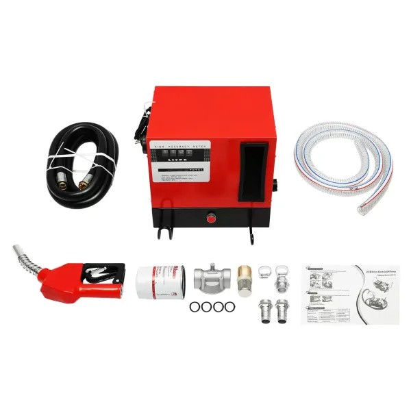 60L 550W Dieselpumpe, Selbstansaugende Kraftstoffpumpe Heizöl Pistole, mit Zählwerk 60L 550W Dieselpumpe, Selbstansaugende Kraftstoffpumpe Heizöl Pistole, mit Zählwerk