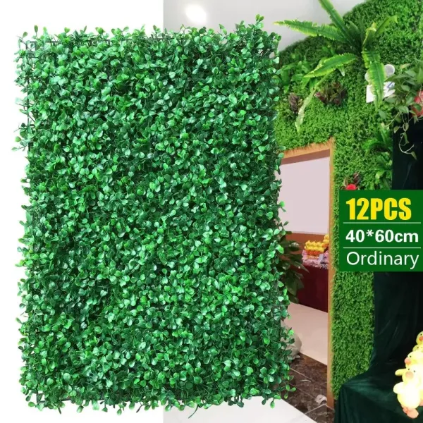 40 * 60cm 12 Stück Wandhecke Dekor Fake Fence Künstliche Matte Panel 40 * 60cm 12 Stück Wandhecke Dekor Fake Fence Künstliche Matte Panel