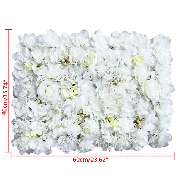 12Pcs 40*60cm Künstliche Blumen Deko Künstliche Blumen Wand Flower Wall Panel DIY Hochzeit 12Pcs 40*60cm Künstliche Blumen Deko Künstliche Blumen Wand Flower Wall Panel DIY Hochzeit