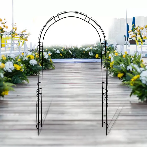 210 x 115 cm Gartenbogen Kletterpflanzen Spalier Torbogen Patio Hochzeit Garten Rasen Hinterhof