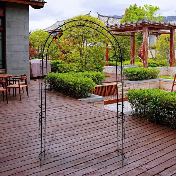 210 x 115 cm Gartenbogen Kletterpflanzen Spalier Torbogen Patio Hochzeit Garten Rasen Hinterhof