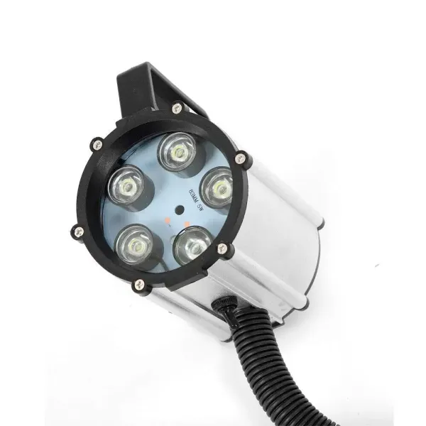 Flexibles Schwanenhals Licht, 5W LED Drehmaschine Lampe Arbeitslicht Wasserdicht Arm Licht mit Feste/Magnetic Base (Feste Basis)