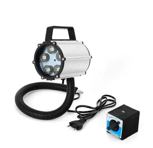5W LED Drehmaschine Lampe Arbeitslicht Maschinenleuchte Wasserdicht Arm Licht  (Magnetfuß)