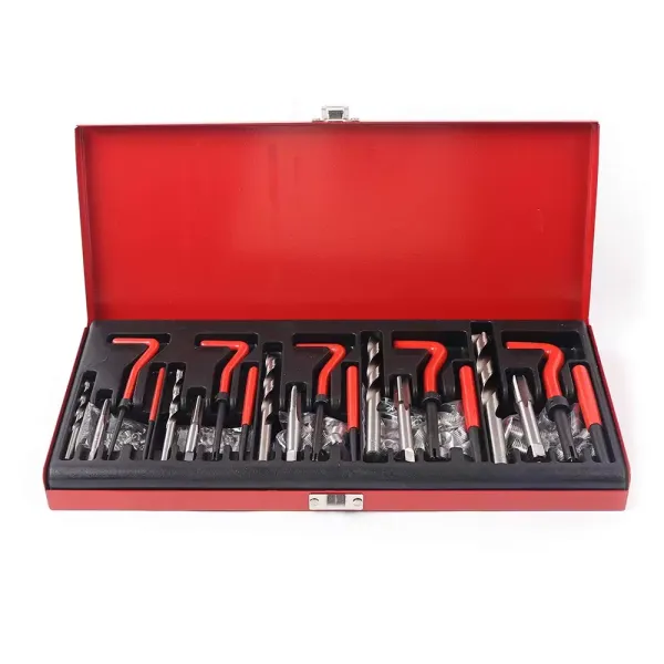 131-tlg Gewindereparaturwerkzeuge Bohrer Sleeves M5 M6 M8 M10 M12
