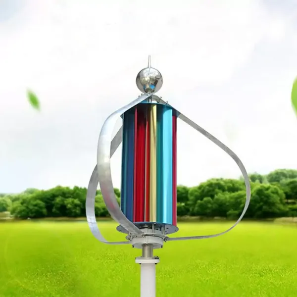 100W 12V Windkraftanlage Vertikale 3 Blades Windrad Vertikale Windgenerator